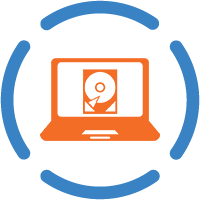 Internal hard drive data recovery service icon for desktop and laptop HDDs